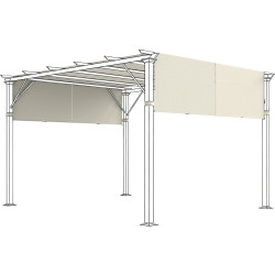 Copertina de rezerva pentru pergola Outsunny 84C-492V00CW (White Cream) Thumb