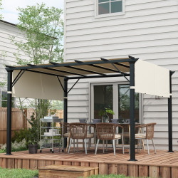 Copertina de rezerva pentru pergola Outsunny 84C-492V00CW (White Cream) Thumb