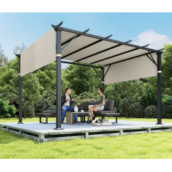 Copertina de rezerva pentru pergola Outsunny 84C-492V00CW (White Cream) Thumb