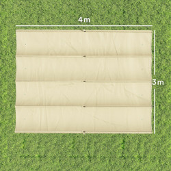 Copertina de rezerva pentru pergola Outsunny 84C-666V00BG (Beige) Thumb