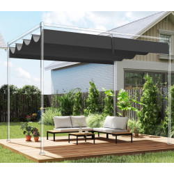 Copertina de rezerva pentru pergola Outsunny 84C-666V00CG (Dark Grey) Thumb
