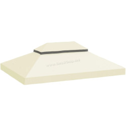 Тент на беседку Outsunny 84C-535V00CW (White Cream)