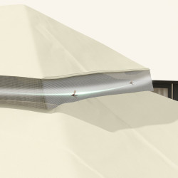 Copertina pentru foisor de gradina Outsunny 84C-535V00CW (White Cream) Thumb