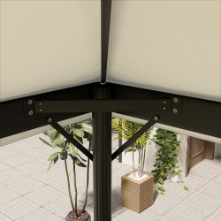 Copertina pentru foisor de gradina Outsunny 84C-535V00CW (White Cream) Thumb