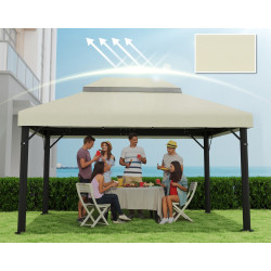 Copertina pentru foisor de gradina Outsunny 84C-535V00CW (White Cream) Thumb