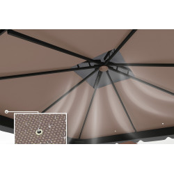 Тент на беседку Outsunny 84C-741V00KK (Cashmere/Brown) Thumb