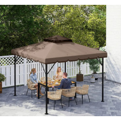 Тент на беседку Outsunny 84C-741V00KK (Cashmere/Brown) Thumb