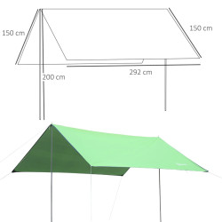 Тент Outsunny 840-185GN (Green) Thumb