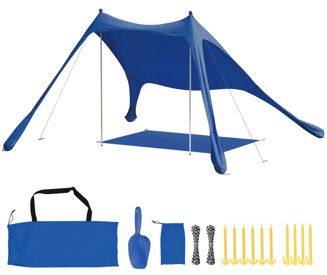Parasolar de plaja Outsunny A20-623V00BU (Blue)