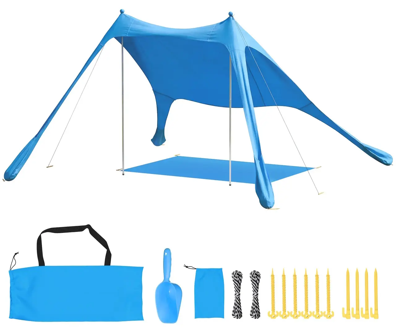 Parasolar de plaja Outsunny A20-623V00LB (Blue)