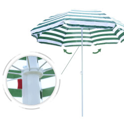 Umbrela de soare Outsunny 01-0220 (White/Green) Thumb