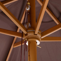 Зонт от солнца Outsunny 01-0582 (Brown) Thumb