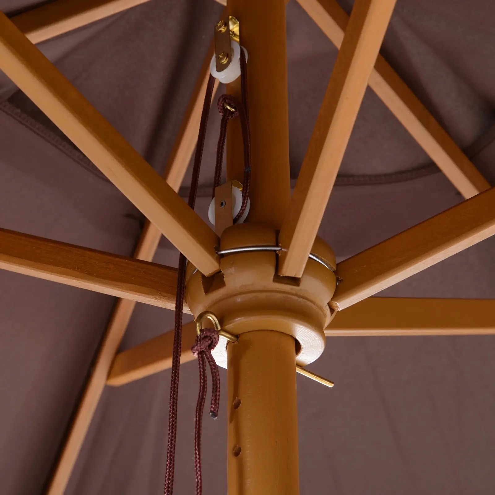Зонт от солнца Outsunny 01-0582 (Brown) - 6