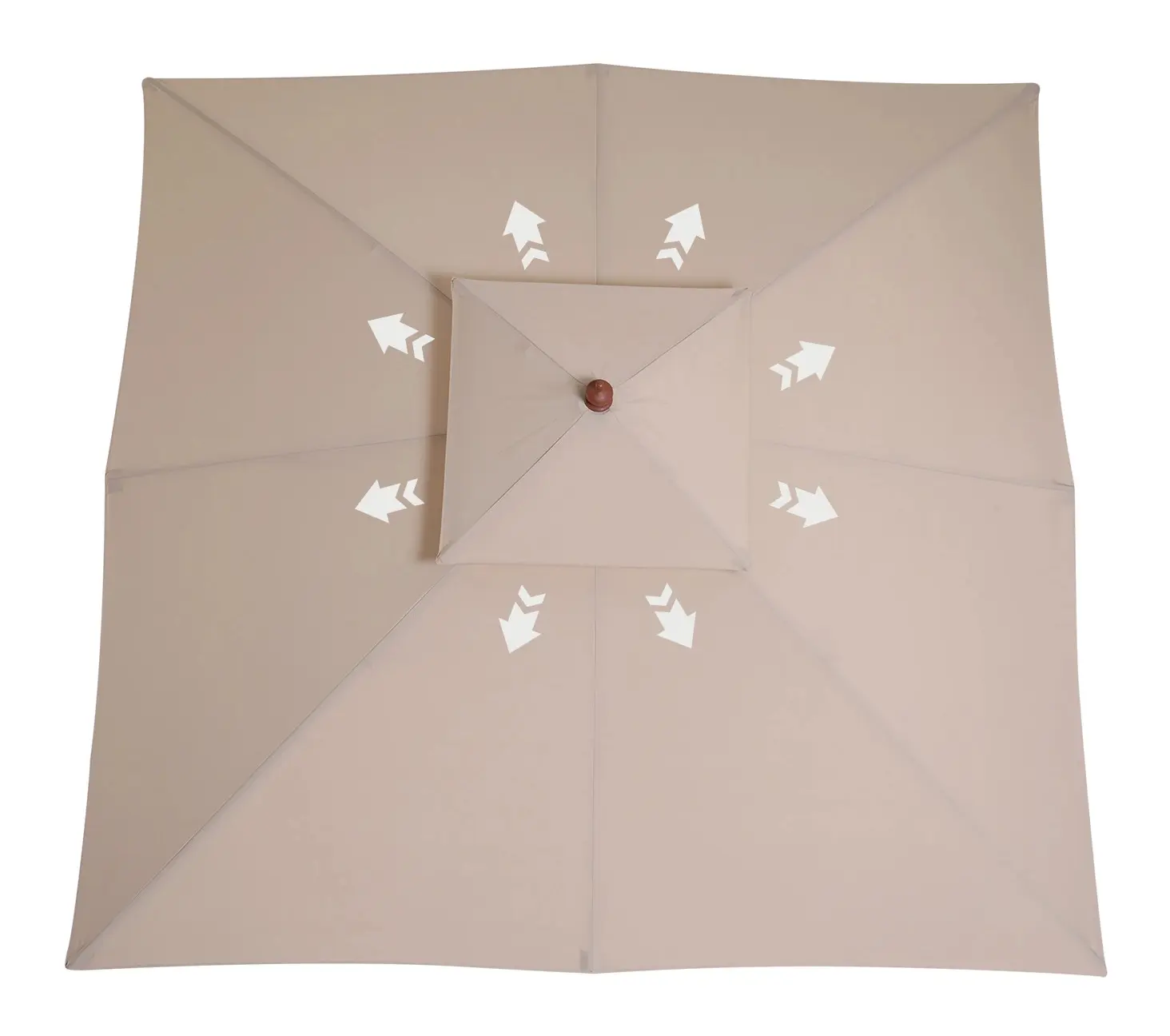 Зонт от солнца Outsunny 840-026 (Beige) - 3