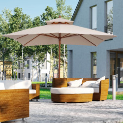 Зонт от солнца Outsunny 840-026 (Beige) Thumb