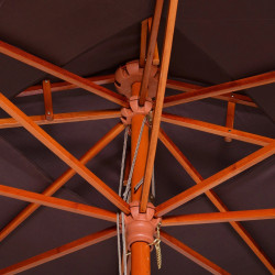 Зонт от солнца Outsunny 840-026BN (Brown) Thumb