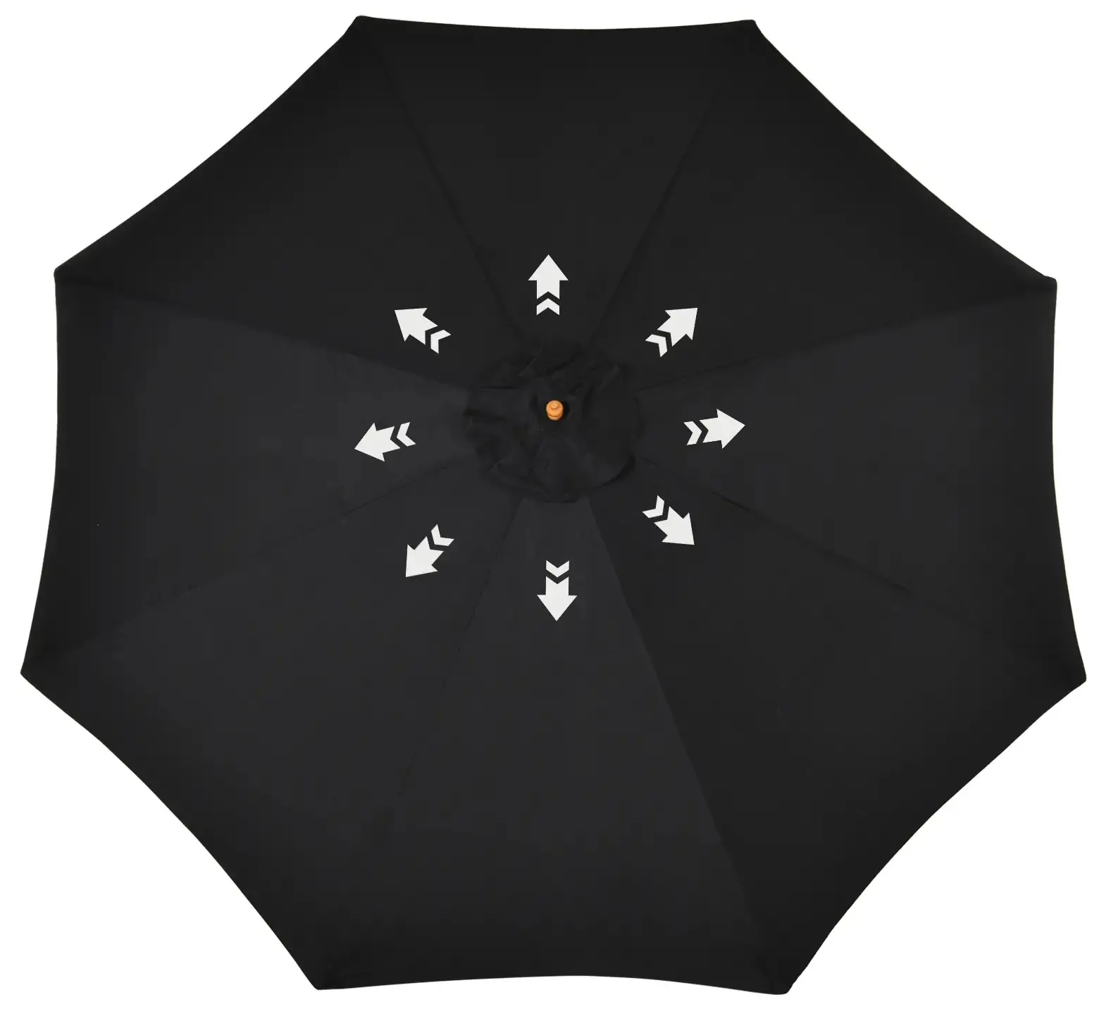 Umbrela de soare Outsunny 840-065BK (Black) - 8