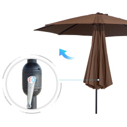 Umbrela de soare Outsunny 840-070CF (Coffee) Thumb
