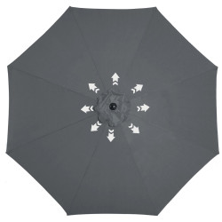 Umbrela de soare Outsunny 840-070CG (Dark Grey) Thumb