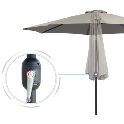 Зонт от солнца Outsunny 840-070GY (Brown) Thumb