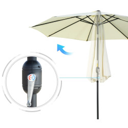 Umbrela de soare Outsunny 840-070V00BG (Beige) Thumb