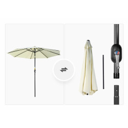 Umbrela de soare Outsunny 840-070V00BG (Beige) Thumb
