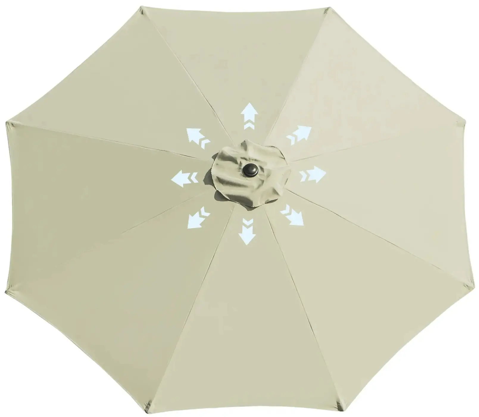 Umbrela de soare Outsunny 840-070V00BG (Beige) - 6