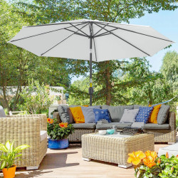 Umbrela de soare Outsunny 840-070WT (White) Thumb