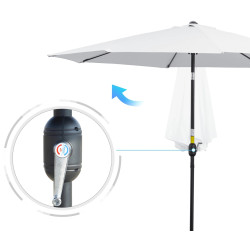 Umbrela de soare Outsunny 840-070WT (White) Thumb