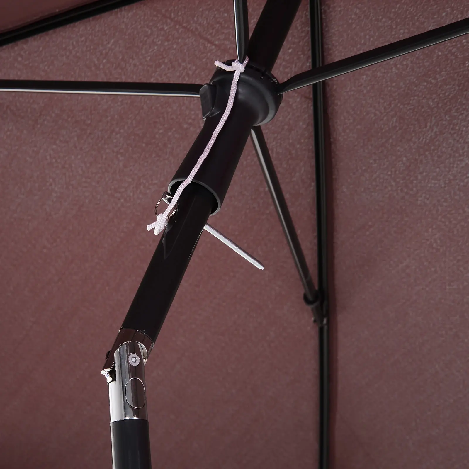 Зонт от солнца Outsunny 84D-016CF (Brown) - 6