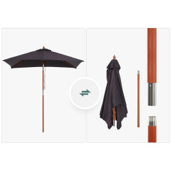 Umbrela de soare Outsunny 84D-017CG (Dark Grey) Thumb