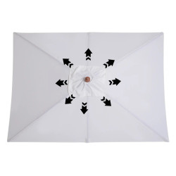 Зонт от солнца Outsunny 84D-017CW (Cream White) Thumb