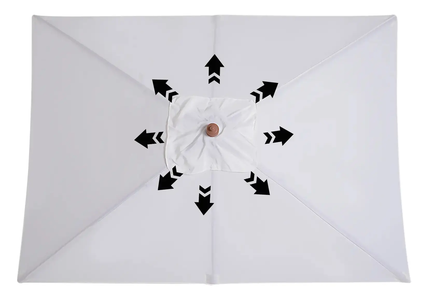 Зонт от солнца Outsunny 84D-017CW (Cream White) - 4