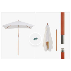 Зонт от солнца Outsunny 84D-017CW (Cream White) Thumb