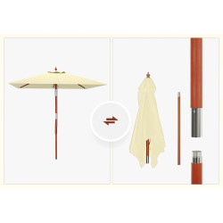 Зонт от солнца Outsunny 84D-017V00BG (Beige) Thumb