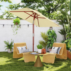 Зонт от солнца Outsunny 84D-017V00BG (Beige) Thumb