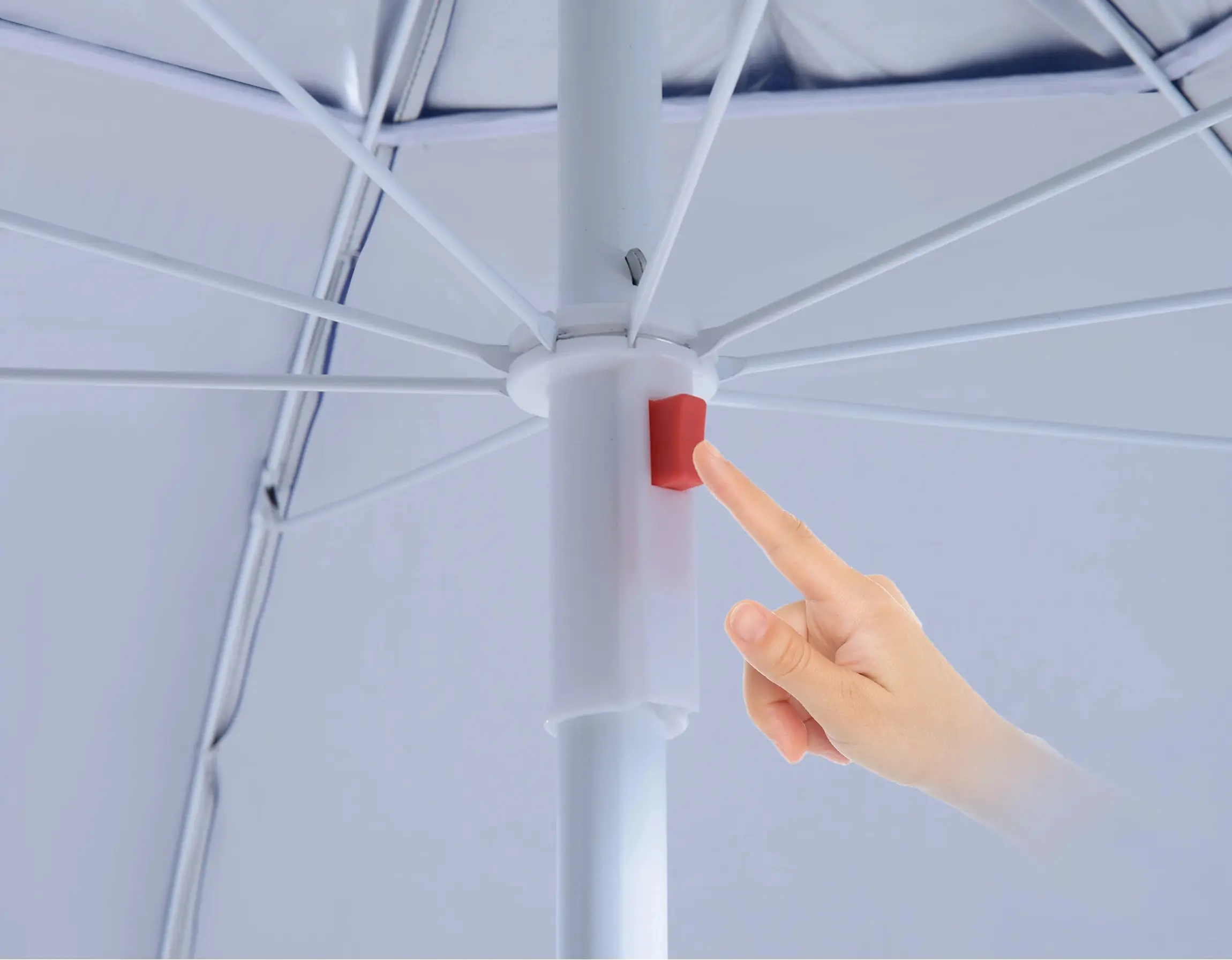 Зонт от солнца Outsunny 84D-022 (Blue) - 7