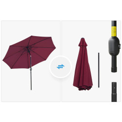 Umbrela de soare Outsunny 84D-023WR (Red) Thumb