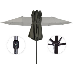 Зонт от солнца Outsunny 84D-030V01GY (Grey) Thumb