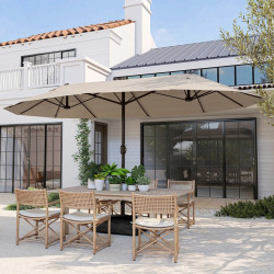 Зонт от солнца Outsunny 84D-031V03SD (Khaki) Thumb