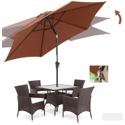 Зонт от солнца Outsunny 84D-032CF (Brown) Thumb