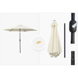 Зонт от солнца Outsunny 84D-032CW (Cream White) Thumb