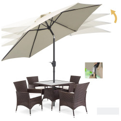 Зонт от солнца Outsunny 84D-032CW (Cream White) Thumb