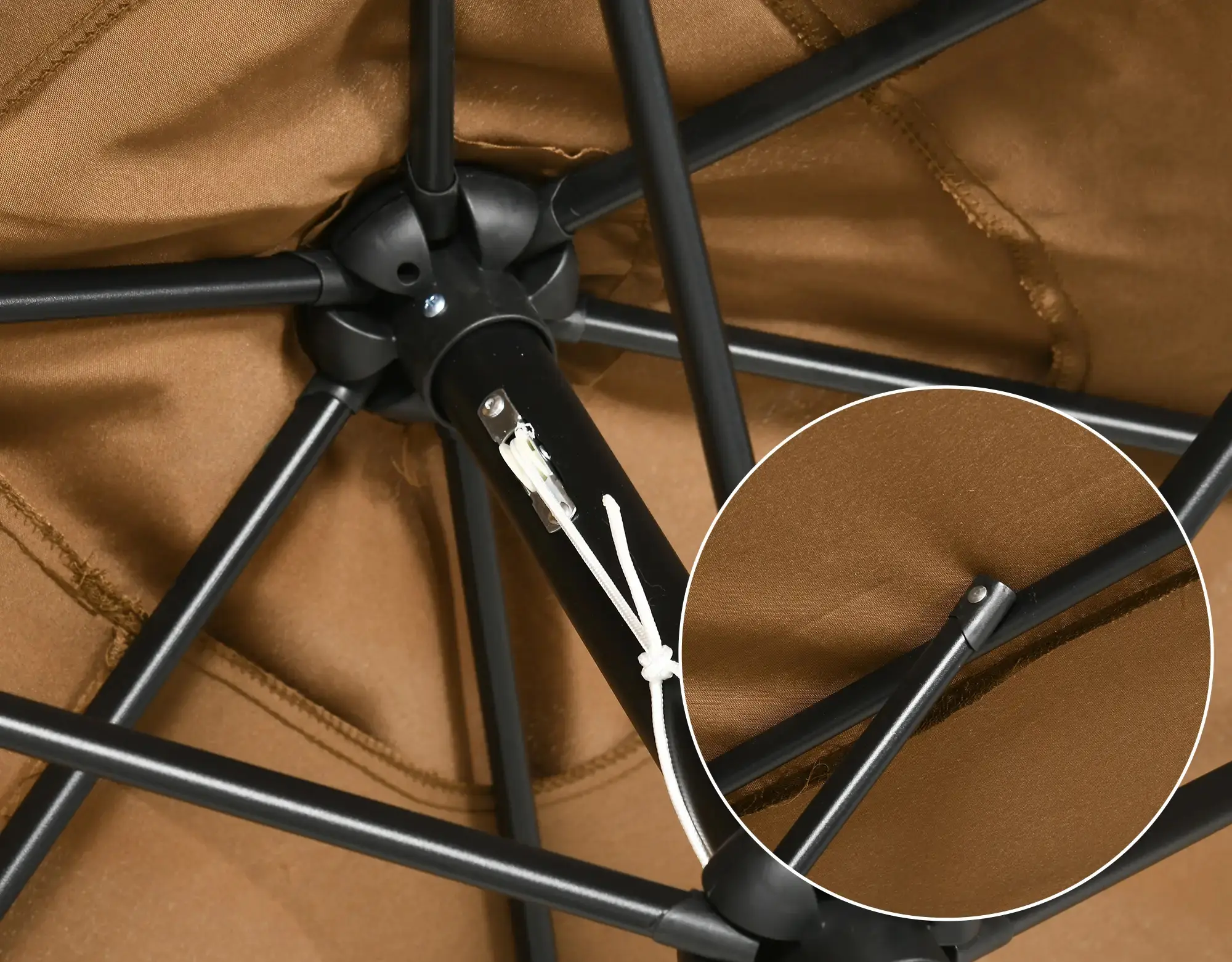 Зонт от солнца Outsunny 84D-036V00CF (Coffee) - 4