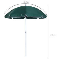 Umbrela de soare Outsunny 84D-039GN (Green) Thumb