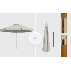 Зонт от солнца Outsunny 84D-040GY (Grey) Thumb