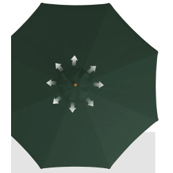 Зонт от солнца Outsunny 84D-040V00DG (Green) Thumb