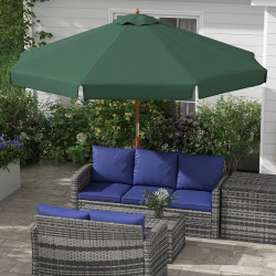 Зонт от солнца Outsunny 84D-040V00DG (Green) Thumb