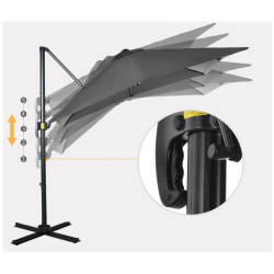 Зонт от солнца Outsunny 84D-051V00GY (Grey) Thumb