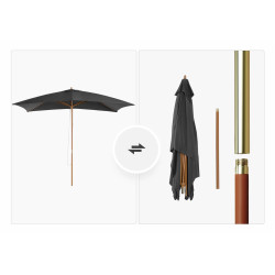 Umbrela de soare Outsunny 84D-057CG (Dark Grey) Thumb